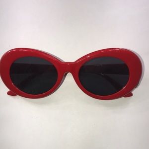 red “clout goggles”